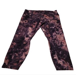 Women’s Size 20 Lululemon Align Diamond Dye Graphite Grey Pink Pastel Leggings